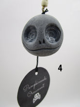 Halloween folk art SMALL skull ornament #4