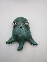 WALL SPIRIT "Paul" the octopus with patina like finish misc