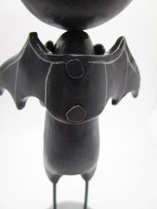 Halloween dark gray BAT with amazing eyes