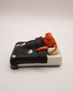 Halloween folk art sleeping bed bug
