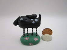 BLACK dog with spots "littles" series - misc