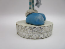 Christmas folk art ELF in blue