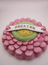 Spring folk art WALL FLOWER "breathe" pink petals