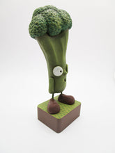 Garden character BROCCOLI man! Cute summer time folk art misc