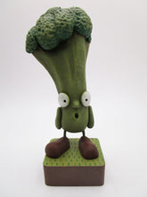 Garden character BROCCOLI man! Cute summer time folk art misc