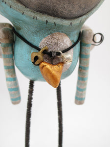 Paper clay bug character with lots of detail and crackle - misc