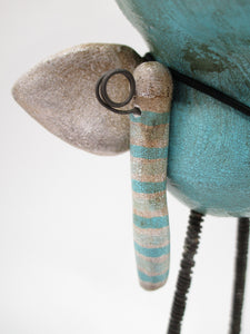 Paper clay bug character with lots of detail and crackle - misc