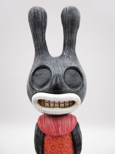 Dark bunny textured flower dress misc