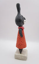 Dark bunny textured flower dress misc