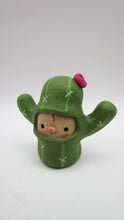 Summer folk art little cactus kid