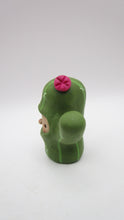 Summer folk art little cactus kid