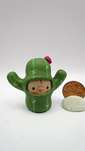 Summer folk art little cactus kid
