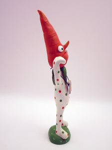 Garden CARROT character petite - summer folk art