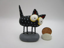 BLACK CAT with YELLOW eyes "littles" series - misc