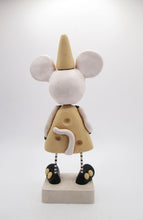 Cartoon style MOUSE with cheese dress wacky character