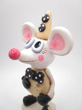 Cartoon style MOUSE with cheese dress wacky character