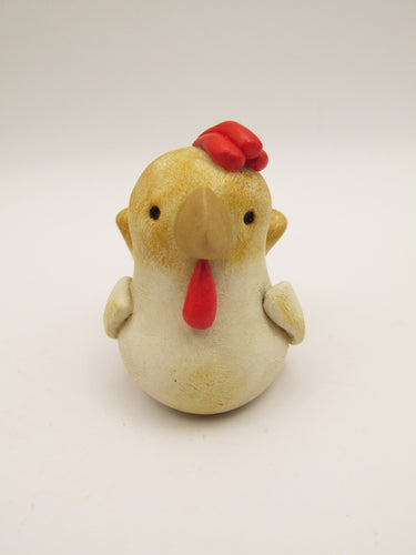 Thanksgiving folk art little sitting turkey misc