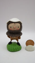 Summer folk art CHOCOLATE ice cream kid