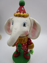 Christmas folk art elephant