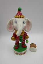 Christmas folk art elephant