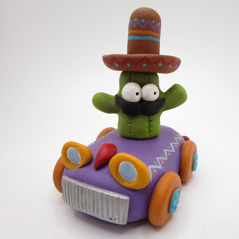 Cinco de mayo Cactus riding in Cinco celebration car - misc