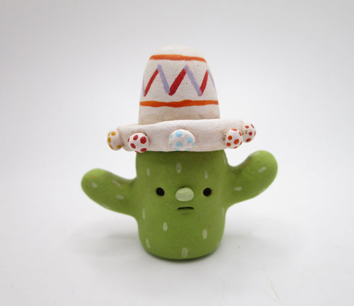 Cinco de mayo mini cactus with sombrero- misc