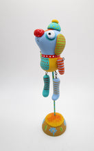 Dangle DOG bright colors wacky character LOOK