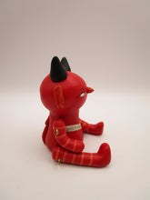 Halloween folk art articulated spooky devil character