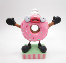 Wacky character DONUT man with painted sprinkles