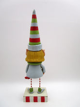 Christmas folk art girl ELF - signed one of a kind
