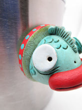 Fish magnet colorful with big textured eyes excellent GIFT misc