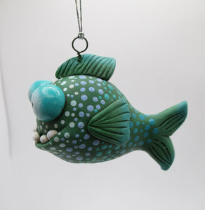 Christmas ornament goofy and cute FISH