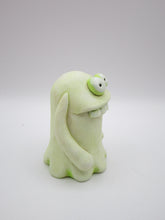 Halloween ghost 5 goofy teeth lime undertone