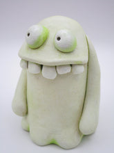 Halloween ghost 5 goofy teeth lime undertone
