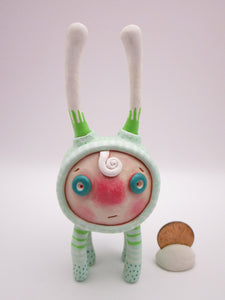 Monster cute with four legs and big horns