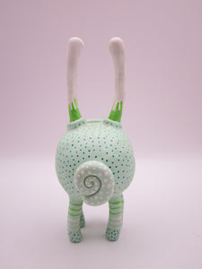Monster cute with four legs and big horns