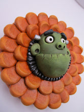 Halloween folk art WALL FLOWER - Frankenstein