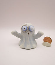 Halloween cute spooky ghost outstretched arms