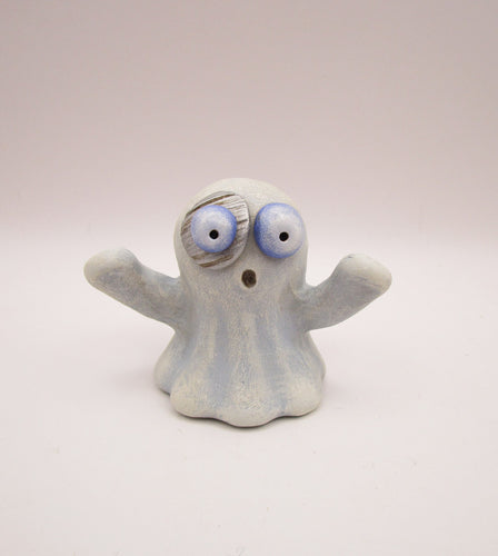 Halloween cute spooky ghost outstretched arms