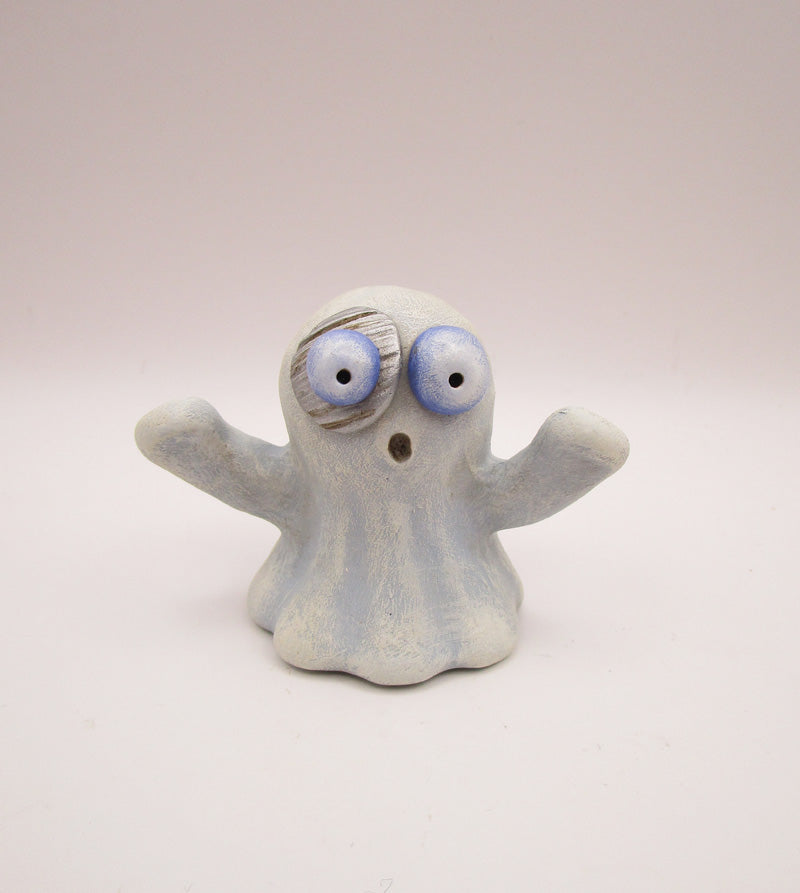 Halloween cute spooky ghost outstretched arms