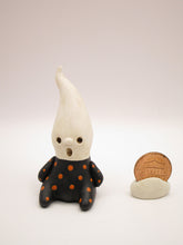 Halloween folk art little sitting ghost