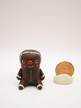 Christmas folk art small sitting Gingerbread man!