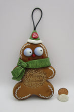 Christmas folk art large GINGERBREAD man ORNAMENT