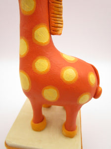 Summer folk art wacky giraffe character!
