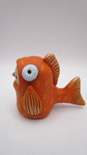 Summer folk art little GOLDFISH kid
