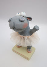 Valentine (?) Easter or just because DANCING hippo wearing a tutu