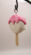 Christmas ornament ice cream bar snowman monster strawberry topping