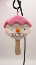 Christmas ornament ice cream bar snowman monster strawberry topping