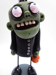 Halloween "Igor" monster with glow in the dark creepy teeth