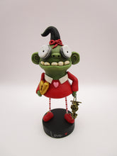 Valentine Zombie "key to my heart" with brass key ring